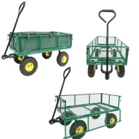 Wózek ogrodowy transportowy taczka przyczepka