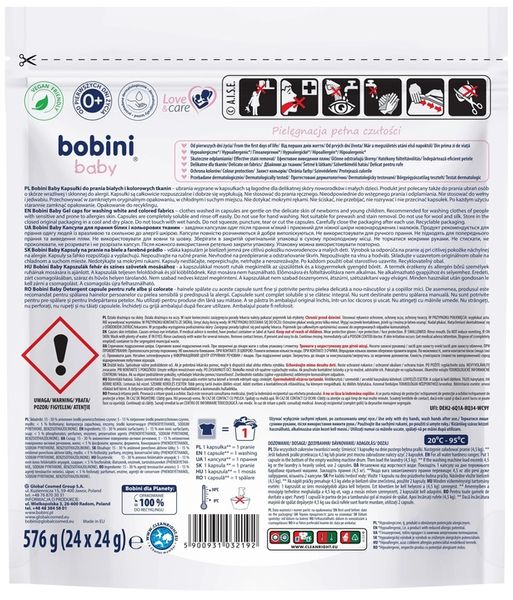 Kapsułki do prania BOBINI Baby - 24 szt. zdjęcie 2
