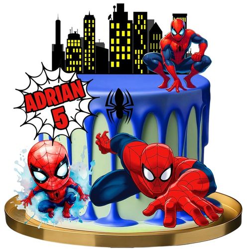 WYDRUK CUKROWY NA TORT JADALNY SPIDERMAN MASA CUKROWA SPIDER-MAN PAJĄK na Arena.pl