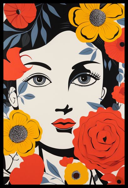Plakat 40x60cm Kwiatowa Aura zdjęcie 2