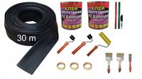 Listwa ochronna do pontonu 100mm*30m +2x klej PU312 +zestaw akcesoriów DUŻY