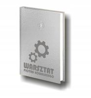 Planer MECHANIKA ksiażkowy kalendarz A5 złoty srebrny 2026 grawer