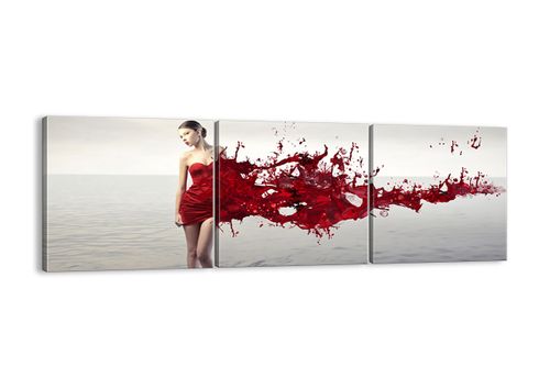 Obraz Na Płótnie - Kobieta Modelka - 120X40 Cm - Ca120X40-2633 na Arena.pl