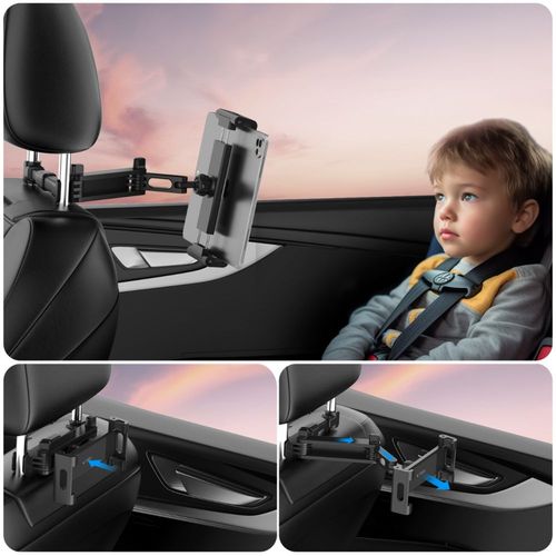 TECH-PROTECT V1 STRETCHABLE HEADREST CAR MOUNT FOR TABLET BLACK na Arena.pl