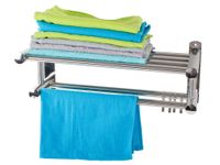 PÓŁKA 39CM CHROM ALUMINIUM ŁAZEINKA KUCHNIA HACZYKI