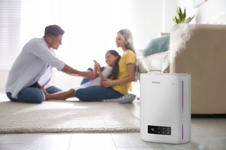 Nawilżacz powietrza AROMATERAPIA do roślin kwiatów Biały TRANSA 4,8L zdjęcie 10