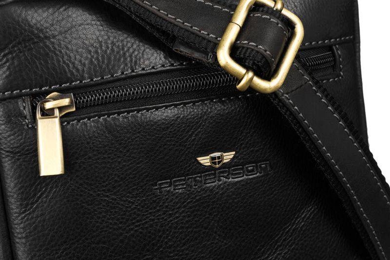 Torba skorzana PTN TB 709 COM BLACK zdjęcie 3
