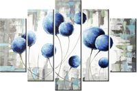 100CM 150CM OBRAZ 5 ELEM ABSTRAKCYJNE DMUCHAWCE ŚCIENNY