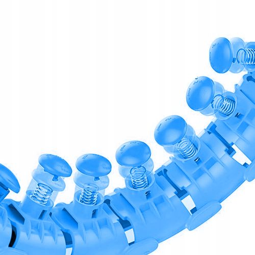 HULA HOP ODCHUDZAJĄCE Z WYPUSTKAMI MASAŻEREM 50 cm NIEBIESKIE na Arena.pl