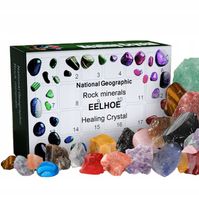 KALENDARZ ADWENTOWY MINERAŁY KAMIENIE KRYSZTAŁY