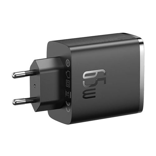 Ładowarka sieciowa Baseus OS-Cube Pro 2xUSB-C + USB, 65W (czarna) na Arena.pl