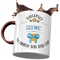 Kubek Bordowy Dla Szewca Na Jakiego Nas Było Stać Z Nadrukiem Ze Zdjęciem