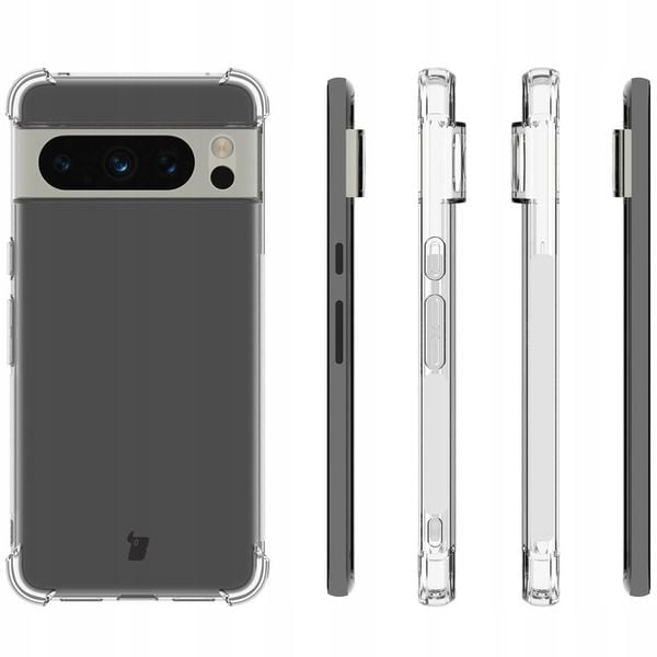 Etui przezroczyste Bizon do Pixel 8 Pro, obudowa zdjęcie 11