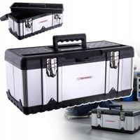 inox skrzynka narzędziowa metalowa 57cm na narzędzia stal nierdzewna