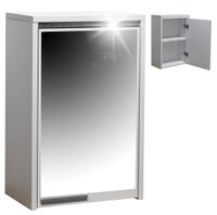 Szafka Łazienkowa Wisząca z Lustrem sz.40cm P 812A Biała