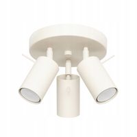 Minimalistyczna lampa sufitowa beżowa Ø20cm 3xGU10 RING Sollux Lighting
