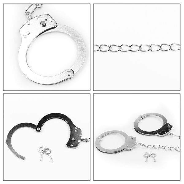 Fetish Pleasure Metal Leg Cuffs zdjęcie 4
