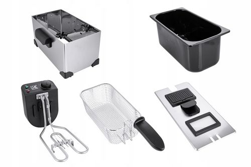 FRYTKOWNICA FRYTOWNICA POJEMNA 3,0L MOC 2200 INOX na Arena.pl