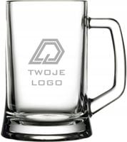 szklane Kufle trwały grawer TANIO nadruk firmowy 100 sztuk