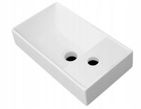 UMYWALKA ŁAZIENKA 40x22 mała na szafkę BIAŁA