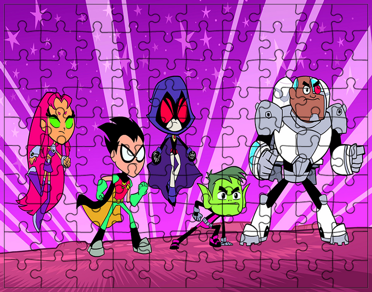 Puzzle Młodzi Tytani zdjęcie 1