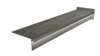 Płytki schodowe Gres Grafit 140x30 z LED, gładka, bez ryfli ,Kapinos Schody