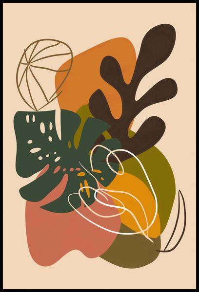 Plakat 68x101cm Leśna Kompozycja zdjęcie 2