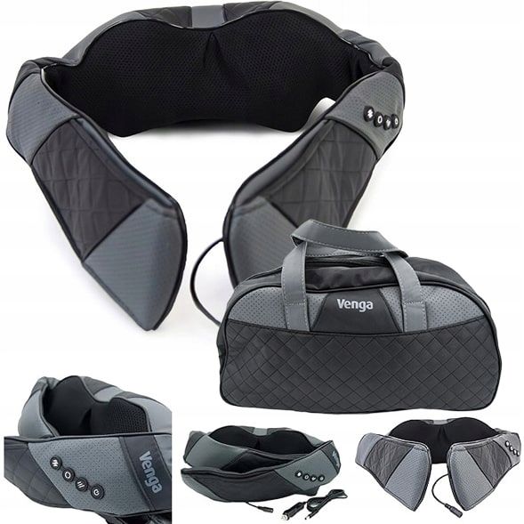 ODPRĘŻAJĄCY MASAŻER SHIATSU VENGA RAMION 3PRĘDKOŚCI PODCZERWIEŃ PODGRZEWANY zdjęcie 1