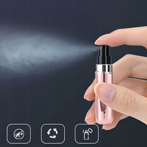 8x Atomizer Podróżny 5ml Butelka na Perfumy Flakon Fiolka Zestaw Dozownik na Arena.pl