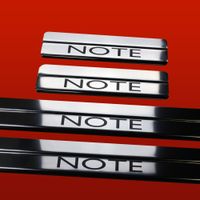 Listwa progowa NISSAN NOTE MK1 Stal nierdzewna 304 połysk 4szt