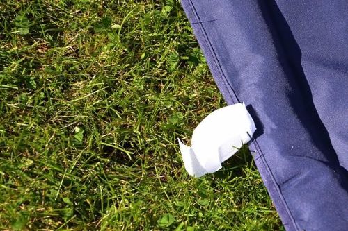 Pawilon ogrodowy Garth rozkładany 3 x 3 m - niebieski, 4 ściany na Arena.pl