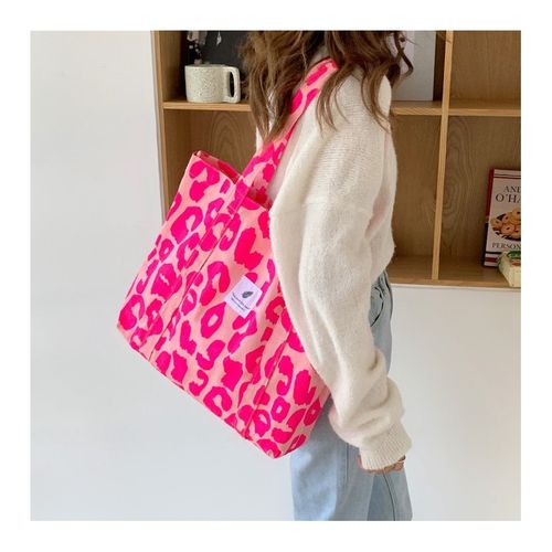 Torba materiałowa duża 58x44x10cm różowa Panterka TP16 na Arena.pl