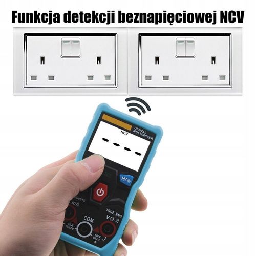 MULTIMETR CYFROWY AUTOMATYCZNY ZT-S1 TRUE RMS NCV MIERNIK NAPIĘCIA PRĄDU na Arena.pl