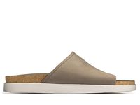 Clarks Klapki Męskie - Sunder Slide - rozmiar 41 - Beżowe Skóra Nubukowa