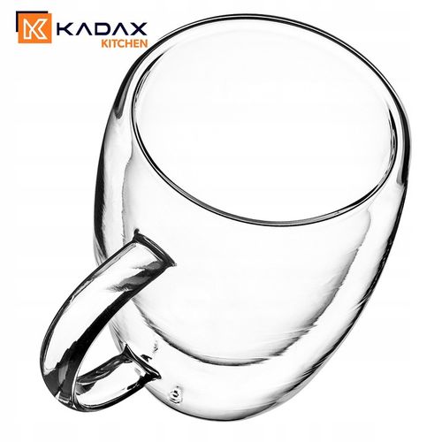 SZKLANKI TERMICZNE DO KAWY HERBATY LATTE 350ml KUBKI PODWÓJNE ŚCIANKI 2 szt na Arena.pl