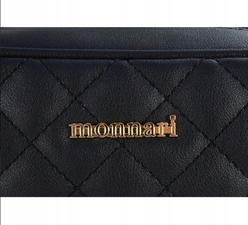 Monnari Czarna Pikowana Torebgka Listonoszka z łańcuszkiem na Arena.pl