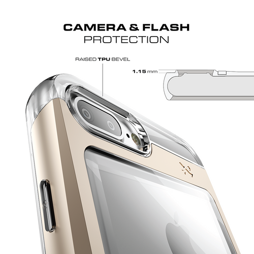 Etui Ghostek Cloak 2 Apple iPhone 8 Plus/7 Plus Silver + Szkło na Arena.pl