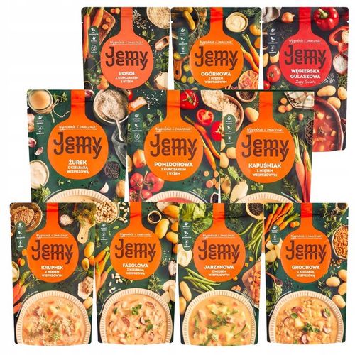 JemyJemy Zestaw 10 zup Mix smaków 450g x 10 sztuk na Arena.pl