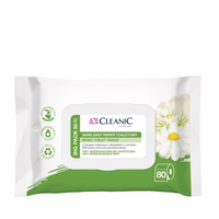Cleanic Nawilżany Papier toaletowy rumianek 80szt