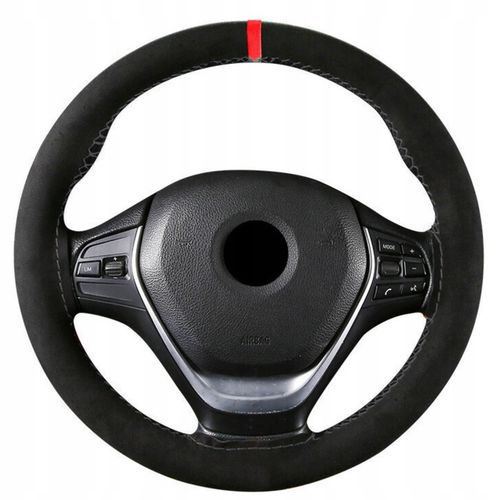 POKROWIEC NA KIEROWNICĘ ALCANTARA ZAMSZOWY Z Jednego Kawałka DO OBSZYCIA na Arena.pl