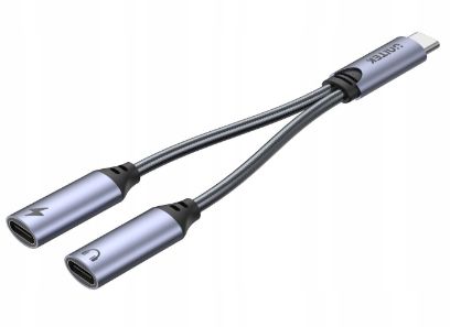 Kabel adapter Unitek M206A 2x USB-C, audio, 18W na Arena.pl