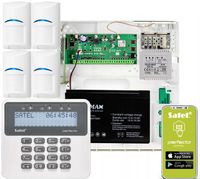 SATEL PERFECTA 16 LTE SMS ZESTAW ALARMOWY APLIKACJA MOBILNA SATEL 4x BOSH