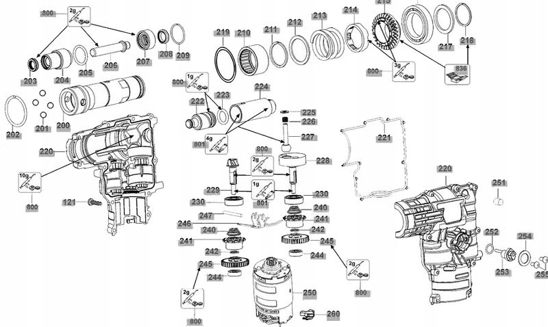 DEWALT 492822-00 CYLINDER DO DCH273 zdjęcie 4