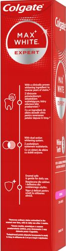 COLGATE MAX WHITE EXPERT ORIGINAL PASTA DO ZĘBÓW WYBIELAJĄCA 75 ML na Arena.pl