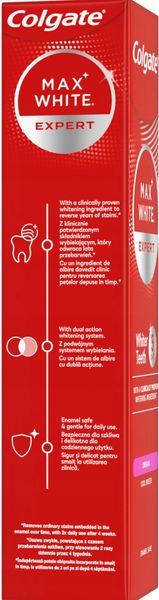 COLGATE MAX WHITE EXPERT ORIGINAL PASTA DO ZĘBÓW WYBIELAJĄCA 75 ML zdjęcie 4