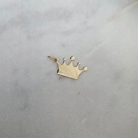 Złota zawieszka korona - grawer - pr.585