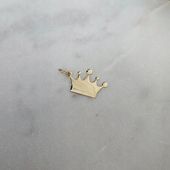 Złota zawieszka korona - grawer - pr.585