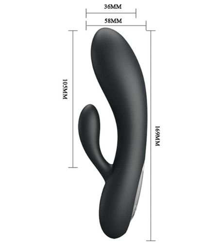 Czarny poręczny wibrator króliczek na Arena.pl