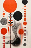 Plakat 53x81cm Kontrastowy Kosmos