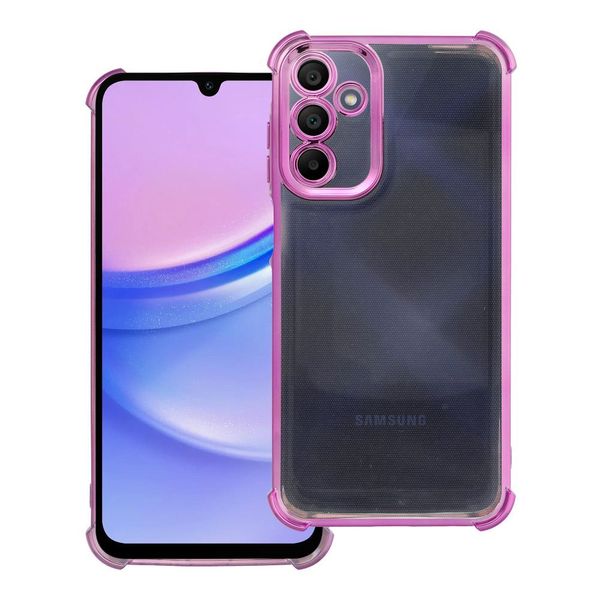 Futerał ANTISHOCK ELECTRO do SAMSUNG A15 purpurowy zdjęcie 1